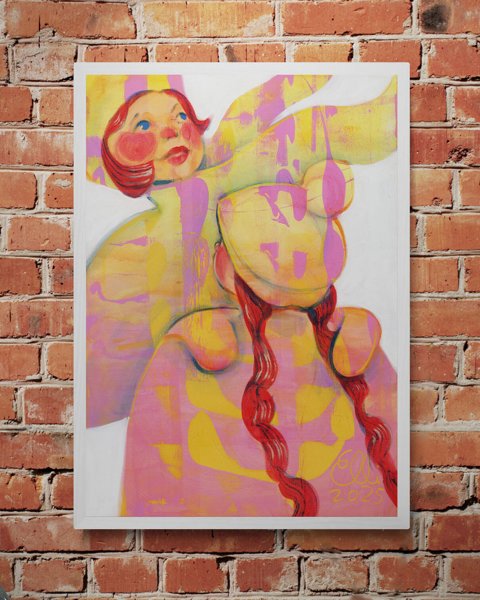 Product image of  Maalaus: Vain taivas on rajana | Painting: Sky Is the Limit