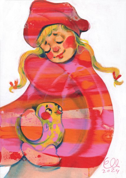 Product image of  Maalaus: Varpunen | Painting: The Sparrow