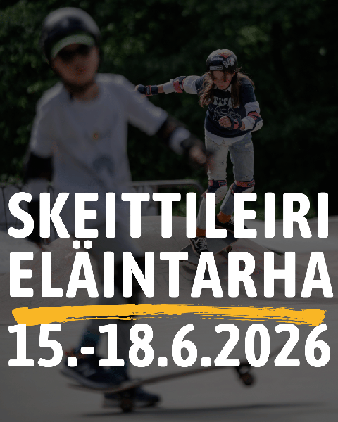 Product image of  Skeittileiri Eläintarha 3, 15.-18.6.2026