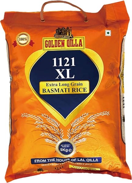 Product image of  Golden Qilla Extra Long Basmati Rice 5KG