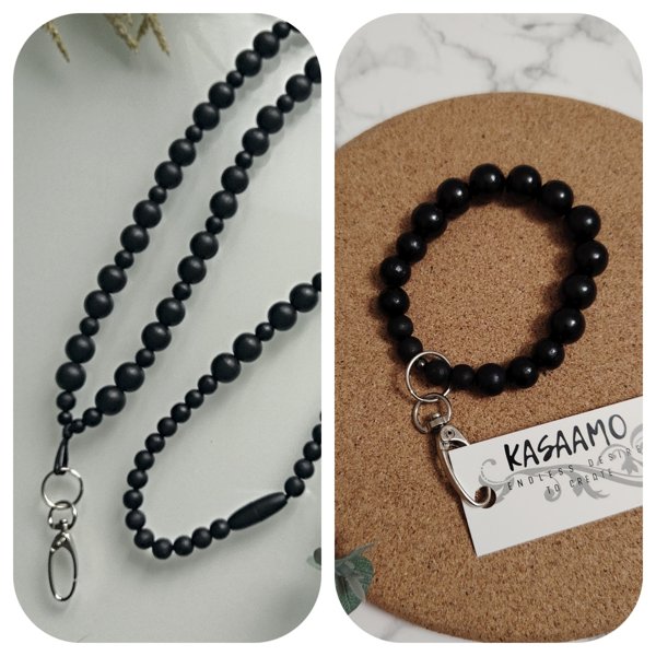 Product image of  Puuhelmi DUO -avaimille -musta