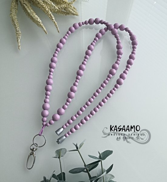 Product image of  Puuhelmi DUO -avaimille -liila