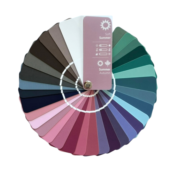 Product image of  12-jakoinen viuhka: Pehmeä kesä