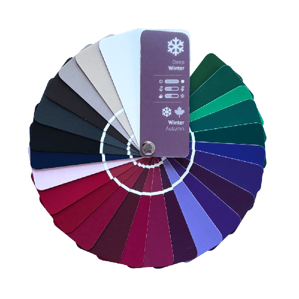 Product image of  12-jakoinen viuhka: Tumma talvi