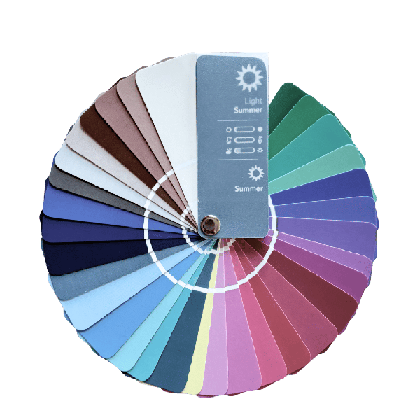 Product image of  12-jakoinen viuhka: Vaalea kesä