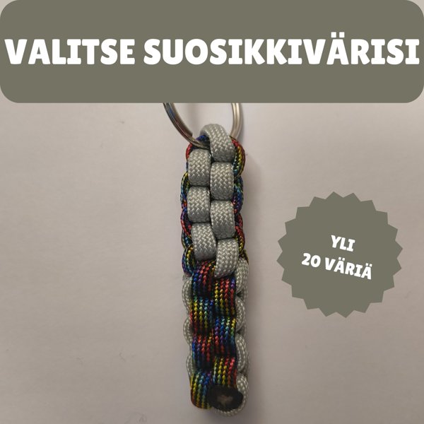 Product image of Yksilöllinen avaimenperä: Kaksivärinen, valitse suosikkivärisi