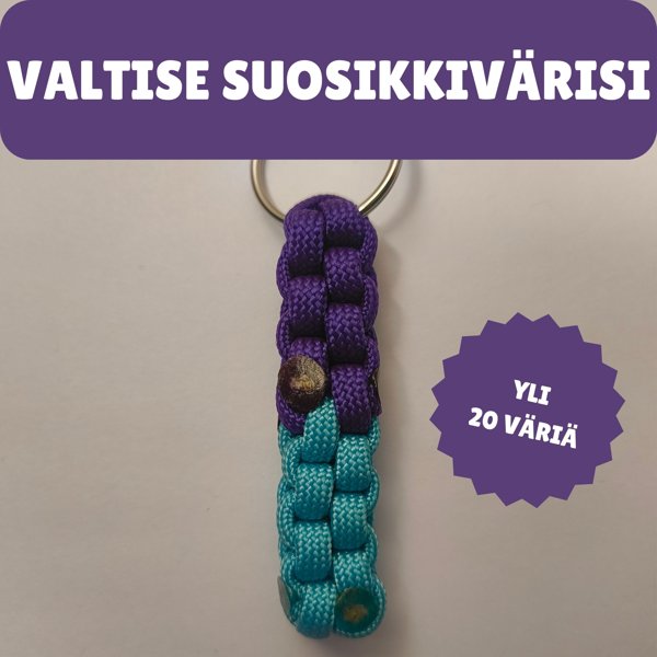 Product image of Yksilöllinen avaimenperä: Kaksivärinen, valitse suosikkivärisi