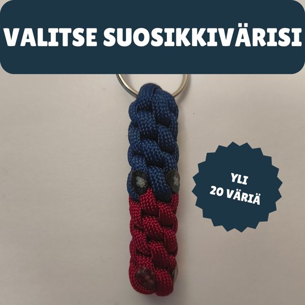 Product image of Yksilöllinen avaimenperä: Kaksivärinen, valitse suosikkivärisi