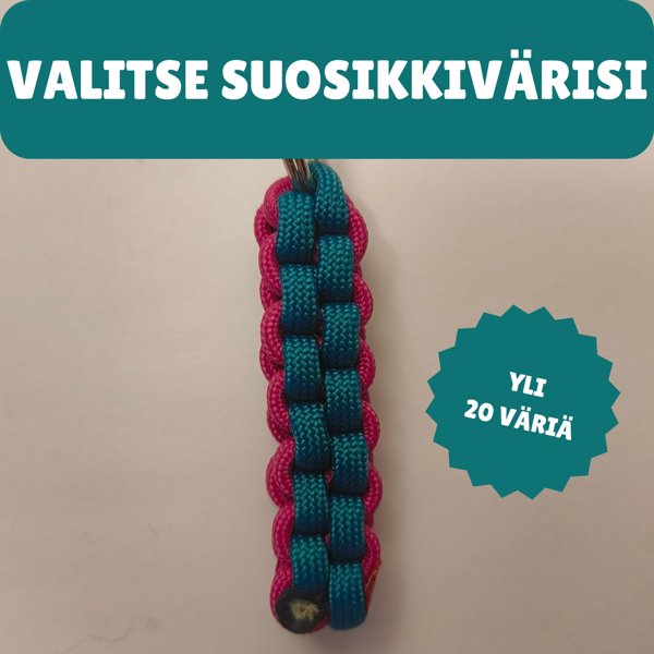 Product image of Yksilöllinen avaimenperä: Kaksivärinen, valitse suosikkivärisi
