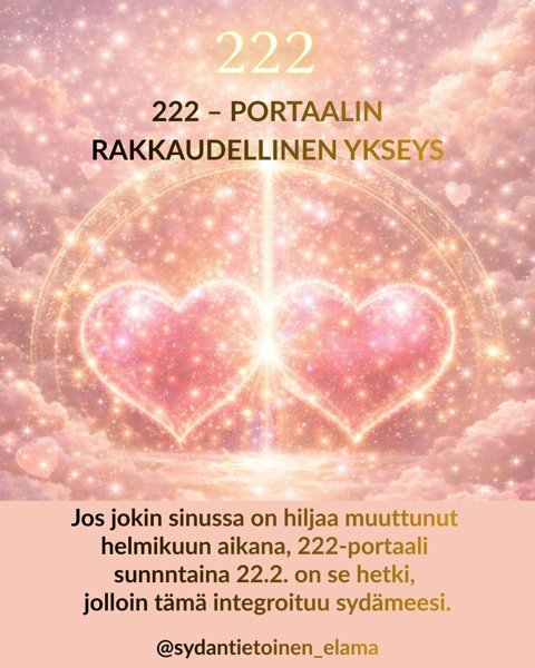 Product image of  su 22.2. Ykseys & rakkaus  222-energiaportaali - energiahoito