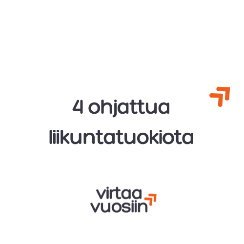 Product image of  4 ohjattua liikuntatuokiota