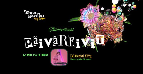 Product image of  Päihteettömät päiväreivit la 21.3. klo 17-18:30