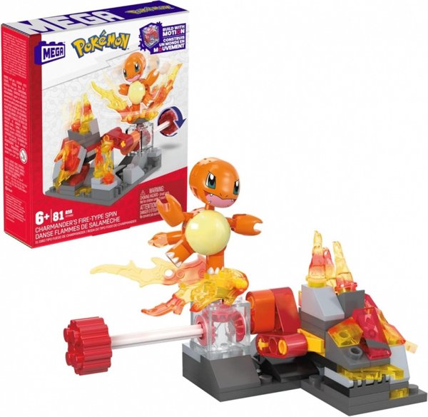 Product image of  Mega Pokemon Charmander's Fire Type Spin 15x18cm