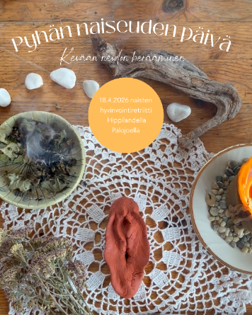 Product image of  Pyhän naiseuden päivä 18.4.2026 Hippilandella Nurmijärvellä