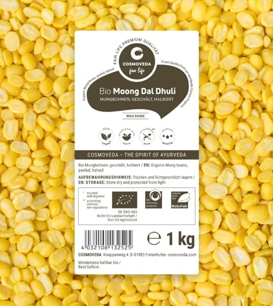 Product image of  BIO MOONG MUNG BEANS - COSMOVEDA
