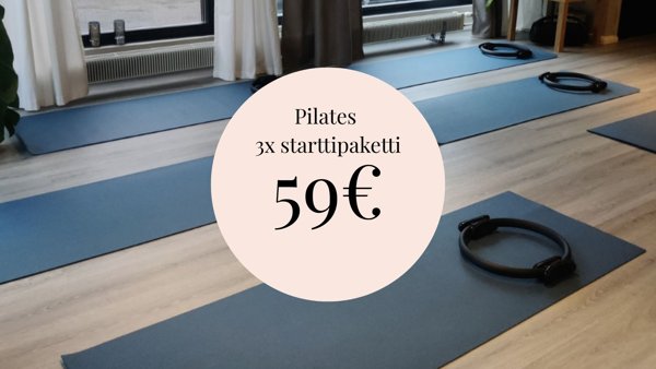 Product image of  Mattopilates 3 x 59€ starttipaketti