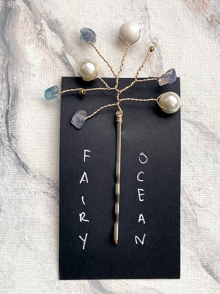 Product image of  ”Fairy/Ocean”-hiuspinni