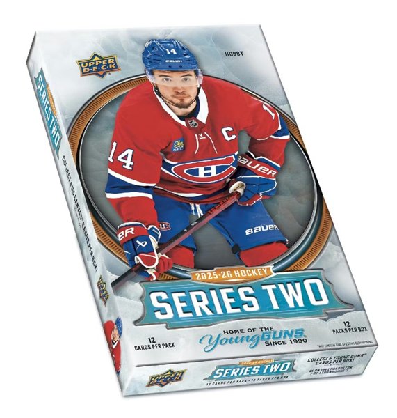 Product image of 2025-26 Upper Deck Series 2 Hockey Hobby Box