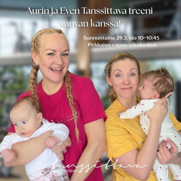 Product image of  Aurin ja Even Tanssittava treeni vauvan kanssa!