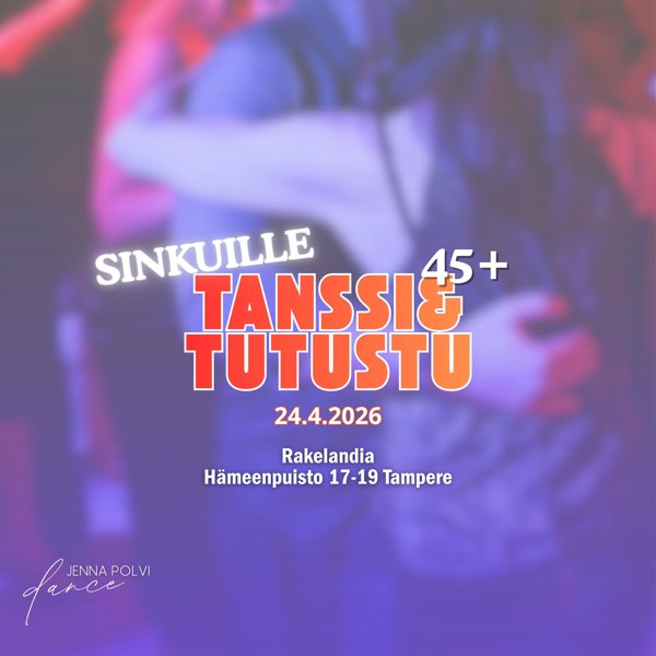 Product image of  Tanssi&Tutustu -paritanssi-ilta SINKUILLE 45+! NAINEN