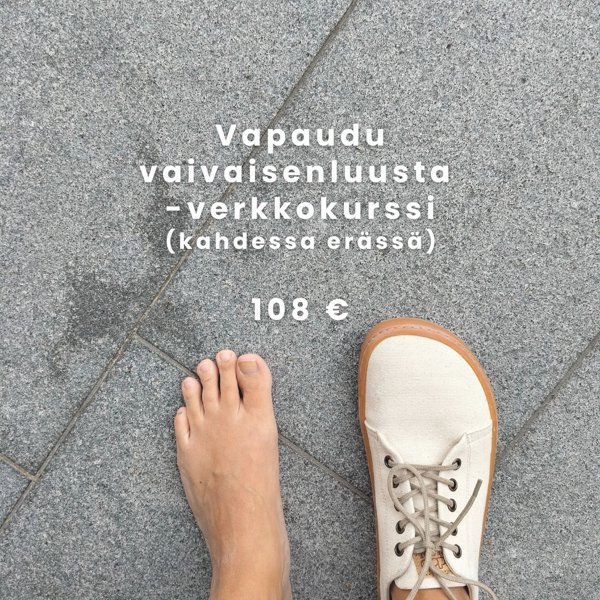 Product image of  Vapaudu vaivaisenluusta -verkkokurssi MAKSU KAHDESSA ERÄSSÄ