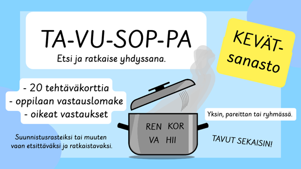 Product image of  ⭐️TAVUSOPPA: KEVÄT ⭐️