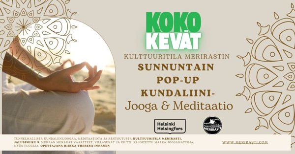 Product image of  Sunnuntaise Pop-Up Kundalinijooga