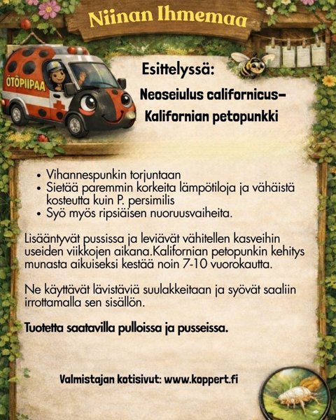 Product image of Kalifornian-petopunkit PULLO