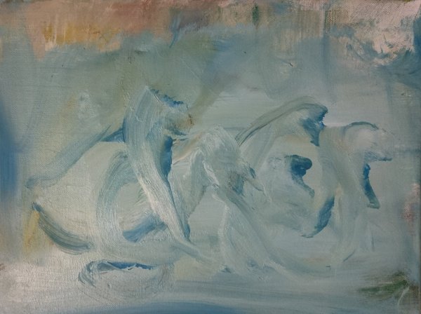 Product image of Kulkijat, öljy kankaalle, 30 x 40 cm