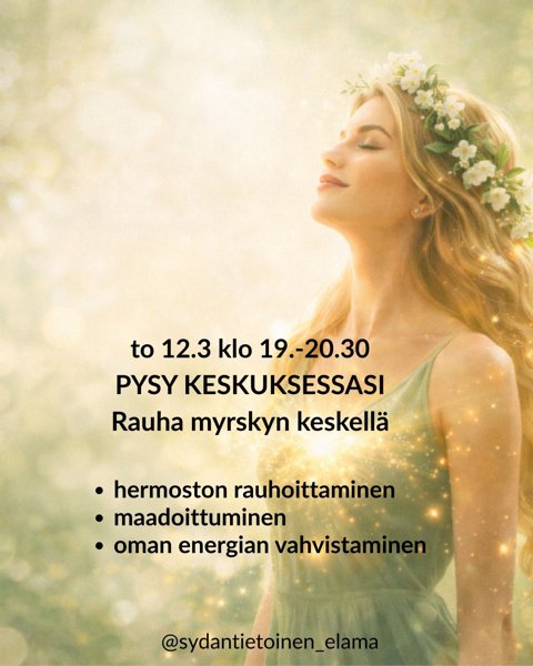 Product image of  12.3. Pysy keskuksessasi  - Rauha myrskyn keskellä