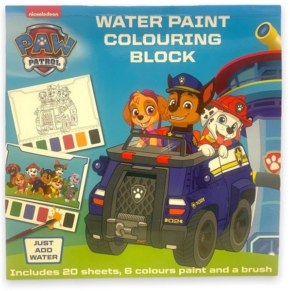Product image of  Watercolor Coloring Book Paw Patrol 20x20cm