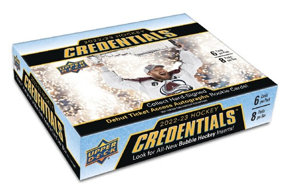 Product image of 2022-23 Upper Deck Credentials Hockey Hobby Box