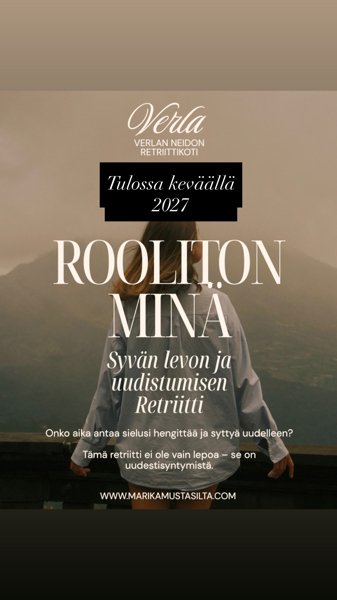 Product image of  Rooliton Minä / Retriitin Varausmaksu