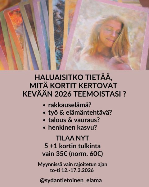 Product image of  Kirjallinen 5 + 1 kortin tulkinta vain 35€ (norm. 60€)