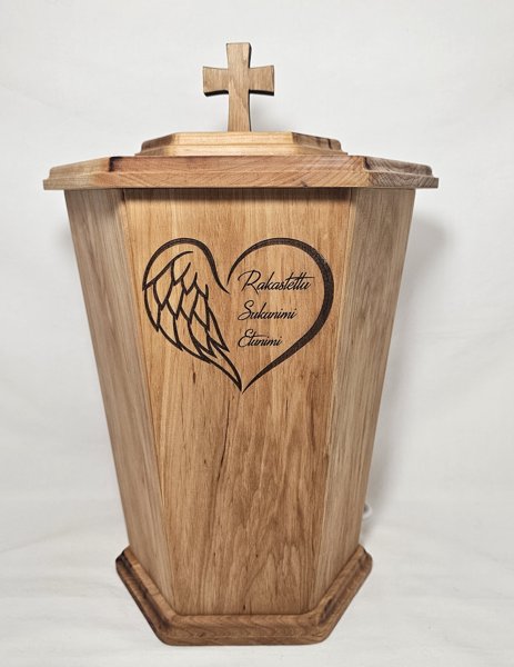 Product image of  Siipien suojassa-uurna (personoitu)