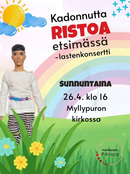 Product image of  Ristoa etsimässä lastenkonsertti, kannatuslippu