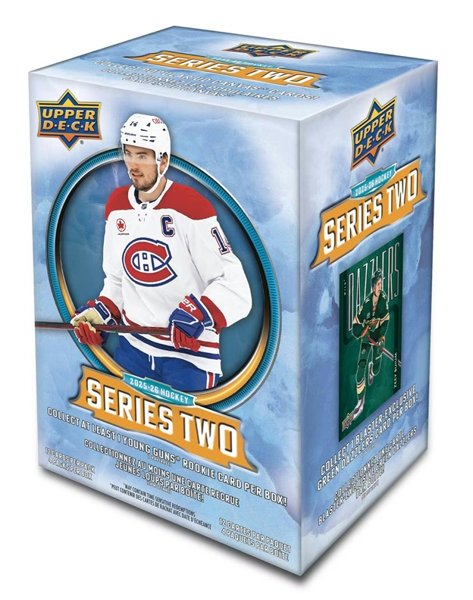 Product image of 2025-26 Upper Deck Series 2 Hockey 4-Pack Blaster Box