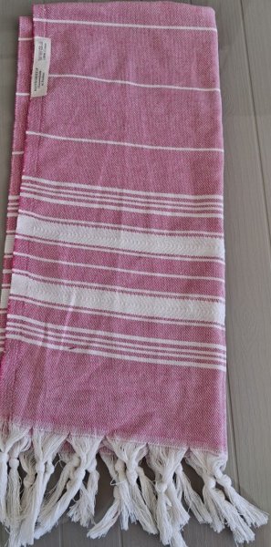 Product image of  pinkkivalkea käsipyyhe/pefletti saunaan