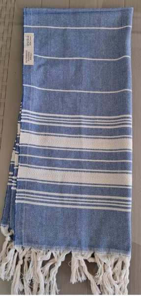 Product image of  sinivalkea käsipyyhe/pefletti saunaan