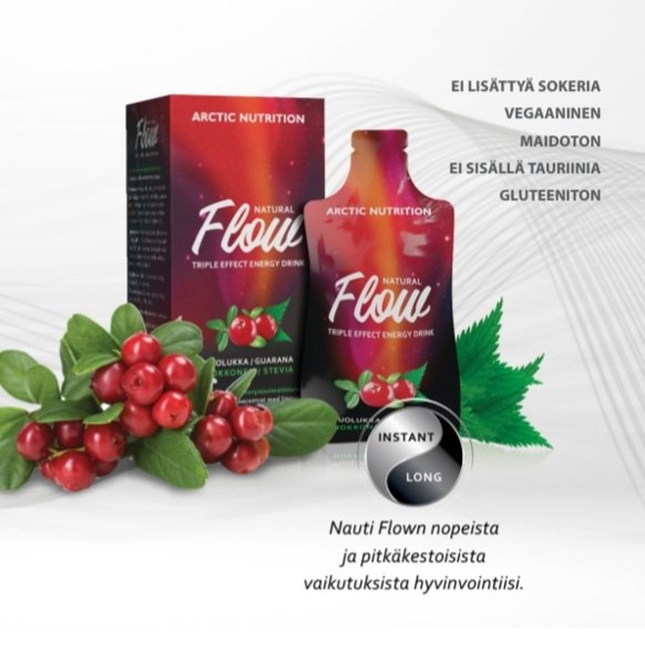 Product image of  FLOW - NAUTI LUONTAISESTA JA PITKÄVAIKUTTEISESTA ENERGIASTA