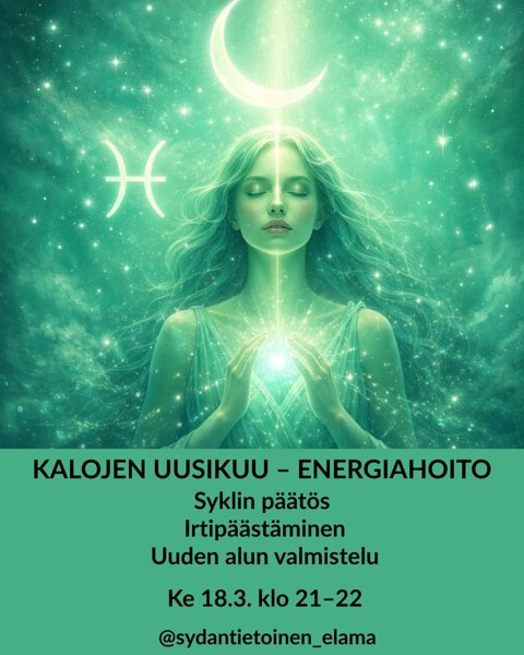 Product image of  ke 18.3. Kalojen uusikuun - energiahoito