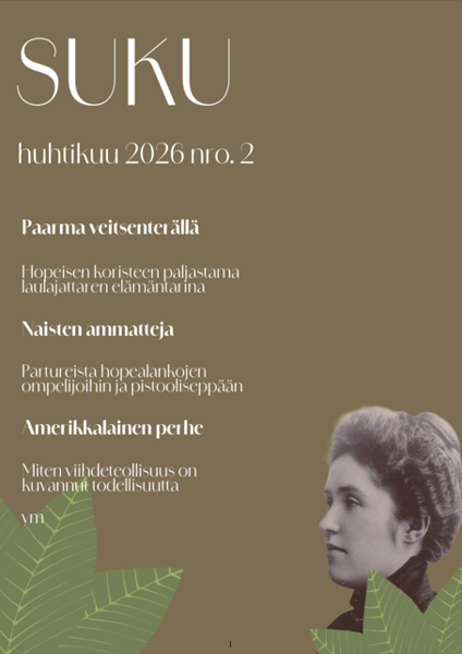 Product image of  SUKU -lehti huhtikuu 2026