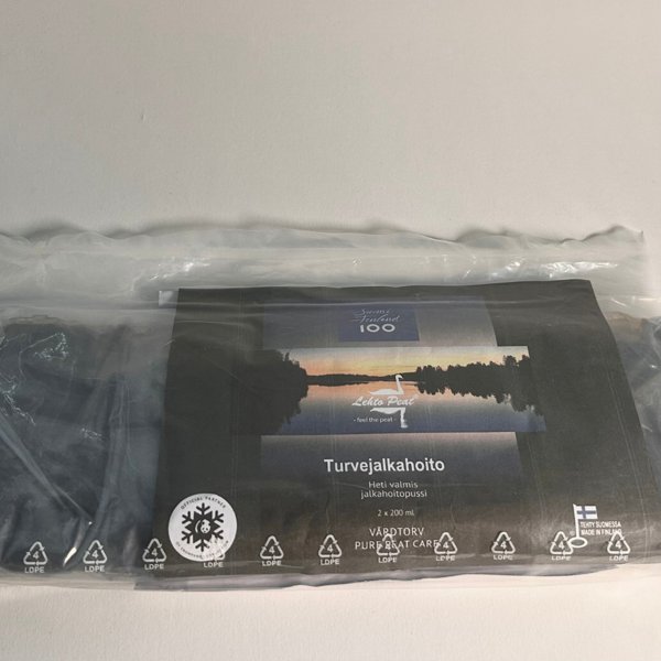 Product image of  Turvejalkahoito (kaksi 200 ml:n hoitoturvepussia)