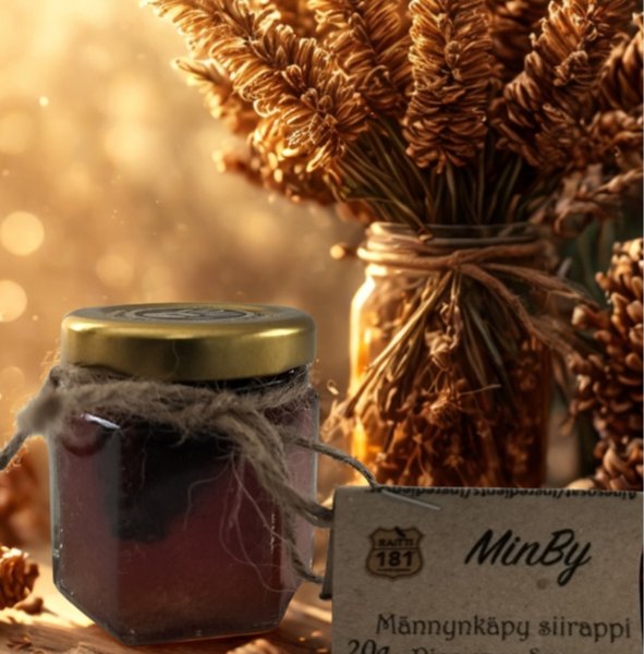 Product image of  MINBY - MÄNNYNKÄPYSIIRAPPI (Artesaaniruoka SM 2020)