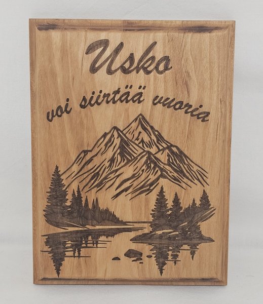 Product image of  Usko voi siirtää vuoria-taulu
