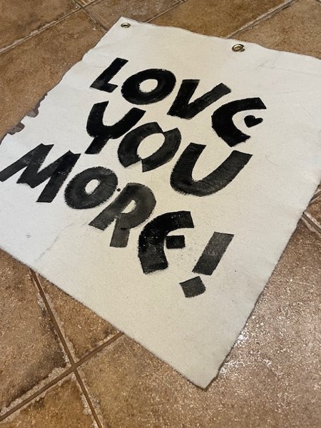 Product image of  LOVE you more  - kangastaulu sisustukseen