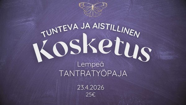 Product image of Tunteva ja aistillinen Kosketus - Lempeä tantrinen työpaja