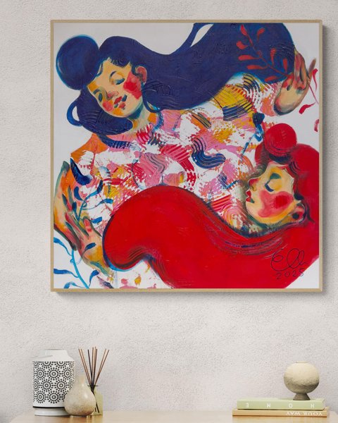 Product image of  Maalaus: Värien valssi | Painting: The Waltz of Colors