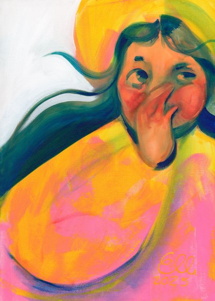 Product image of  Maalaus: Hihitys | Painting: Giggle