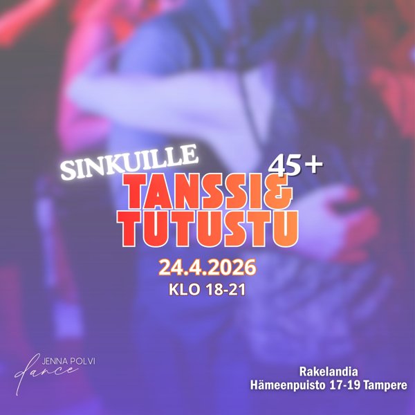 Product image of  Tanssi&Tutustu -paritanssi-ilta SINKUILLE 45+! MIES